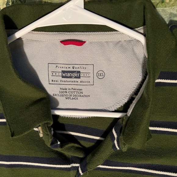 Lot of 2 Wrangler 3X Men's polo's EUC - Picture 7 of 10